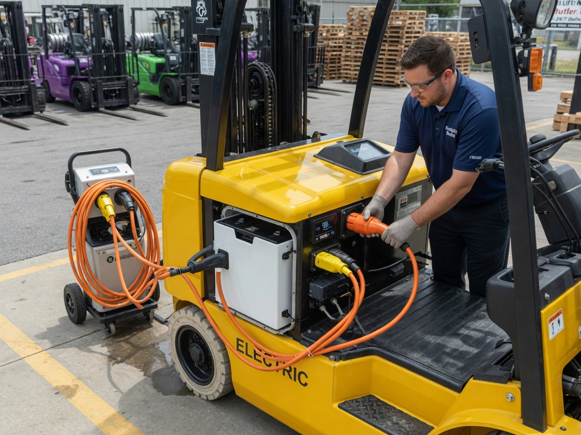 Electric Forklift Rental services