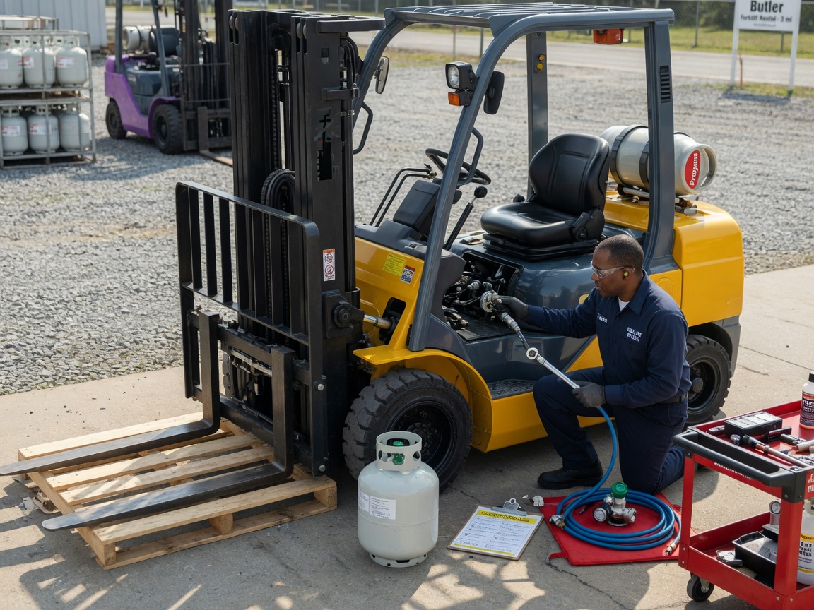 Propane Forklift Rental services